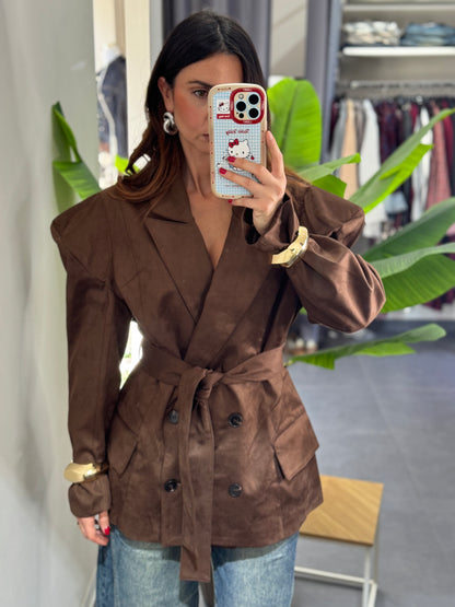 Giacca  cappotto in Renna