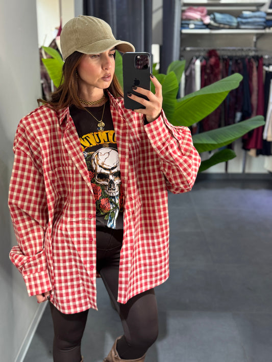 Camicia quadretti Red