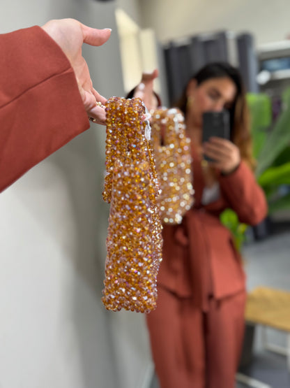 Borsa cristalli