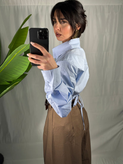 Camicia Azalea azzurro