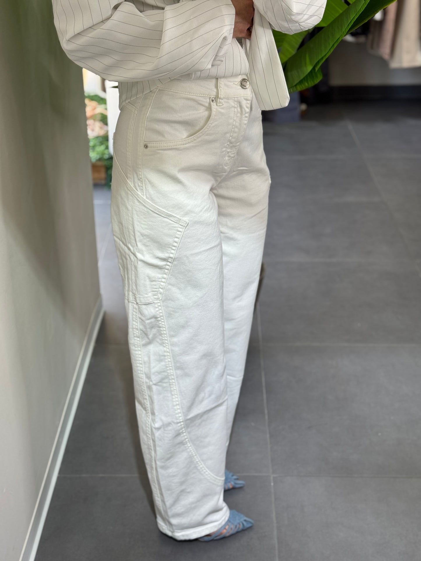 Jeans Ballon white