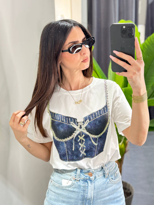 Shirt bustier