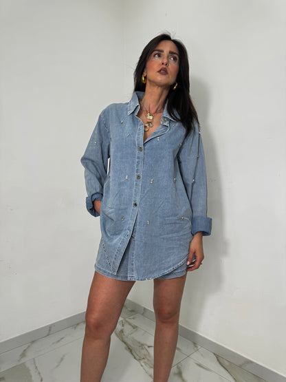 Cordinato in denim light