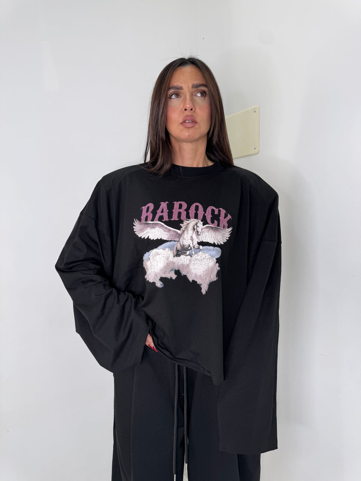 Shirt Barock cavallo black