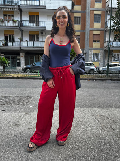 Pantaloni saten