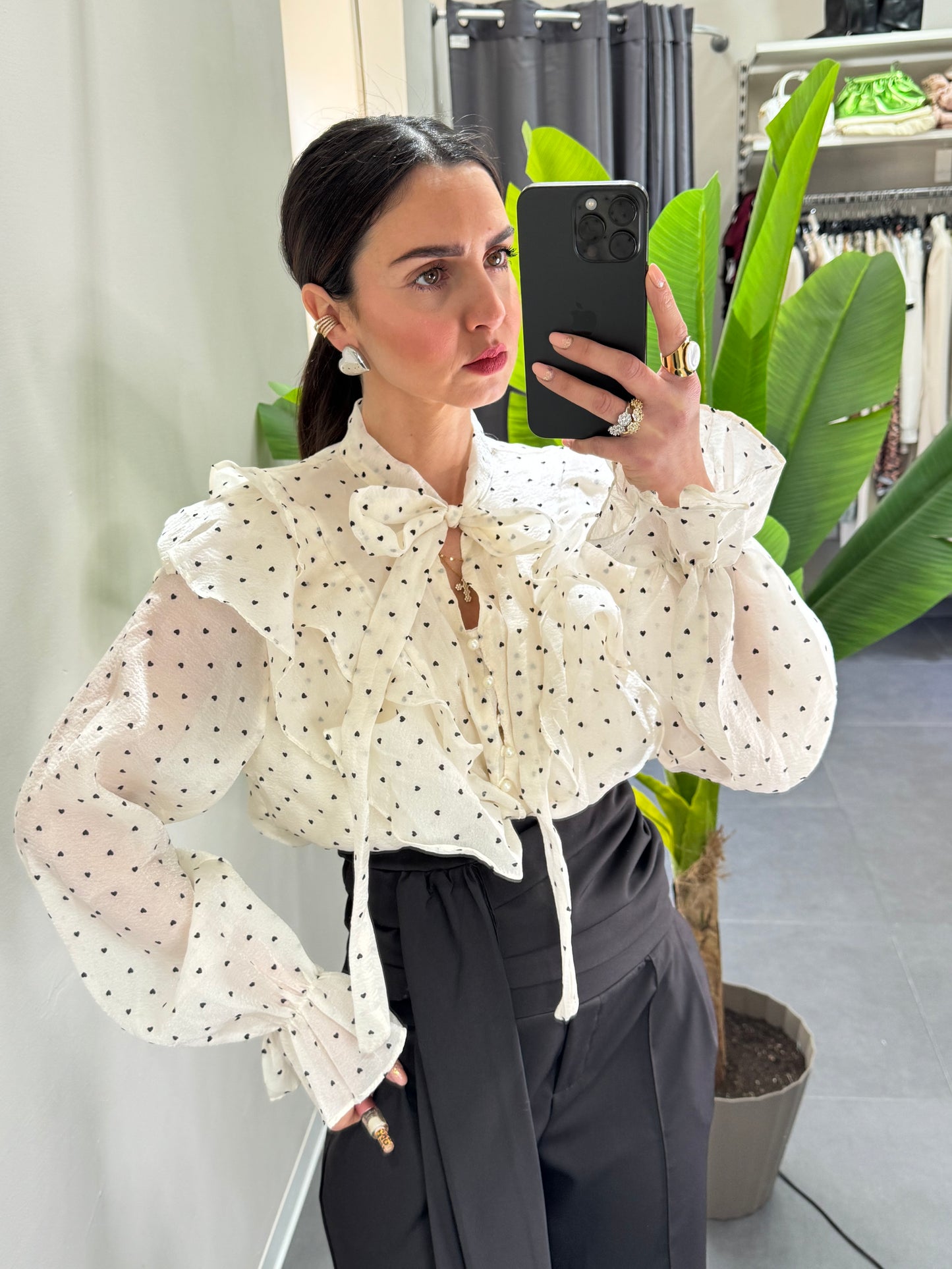 Camicia cuoricini