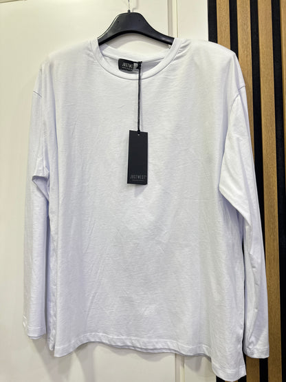 T shirt over justwest