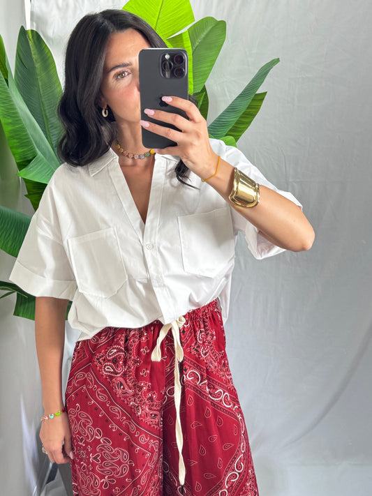 Camicia cotone basic