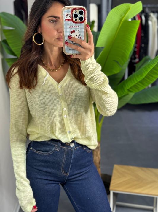 Cardigan trasversale
