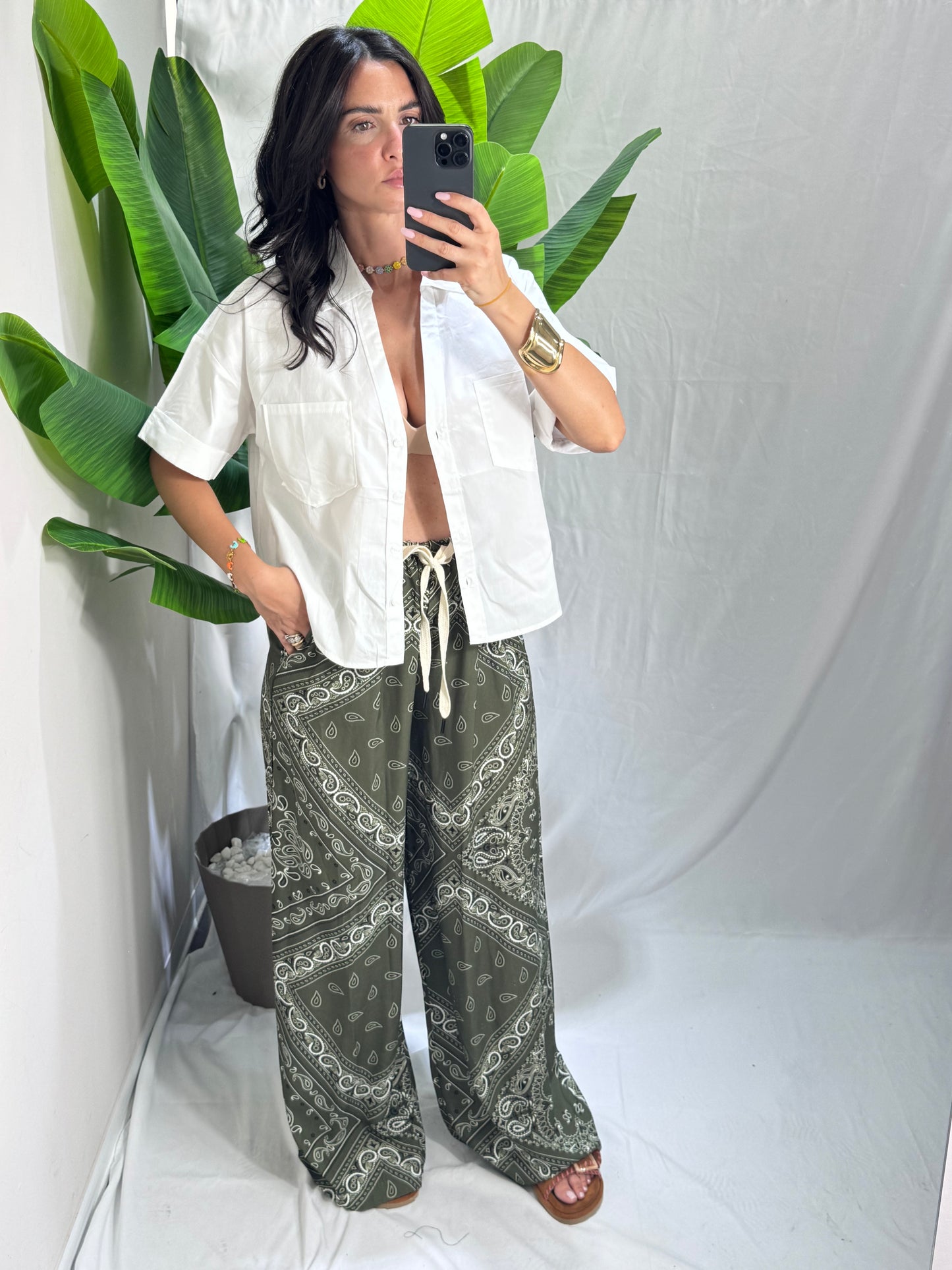 Camicia cotone basic