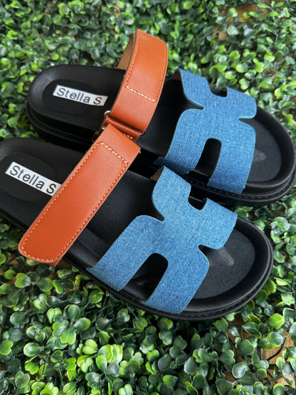 Sandalo hermoso denim