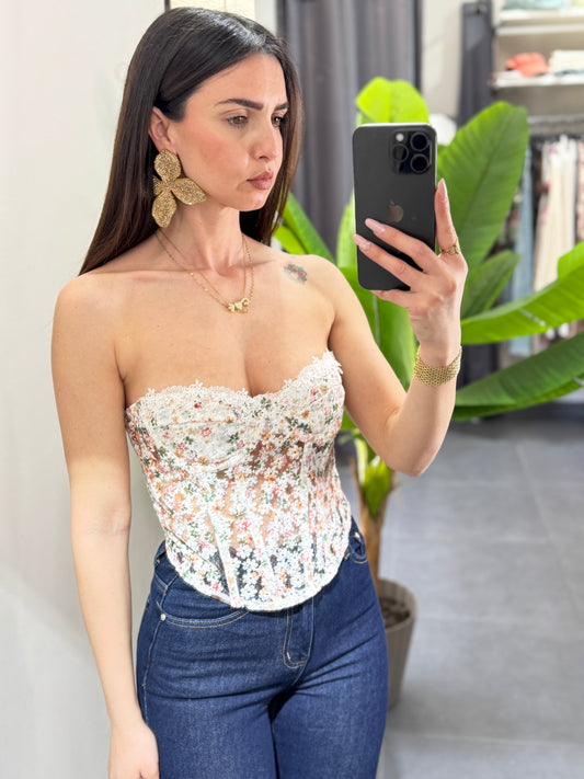 Bustier fiorellino
