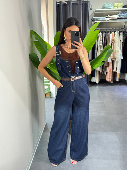 Salopette Greta blu