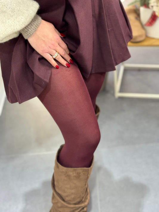 Calze bordeaux