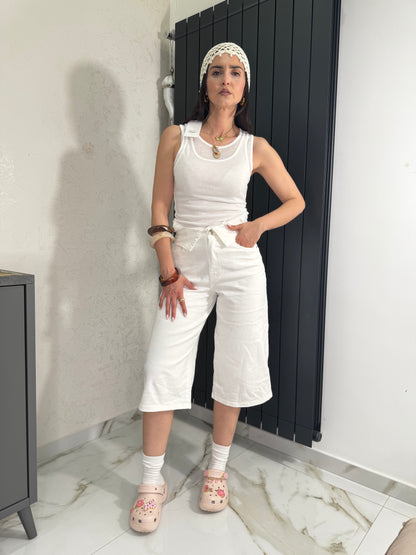 Bermuda denim white