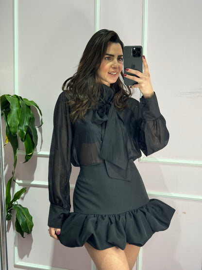 Camicia fiocco