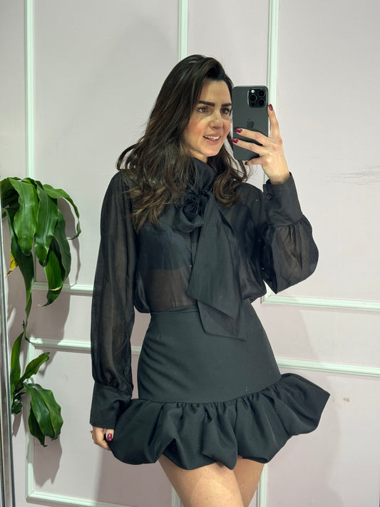 Camicia fiocco