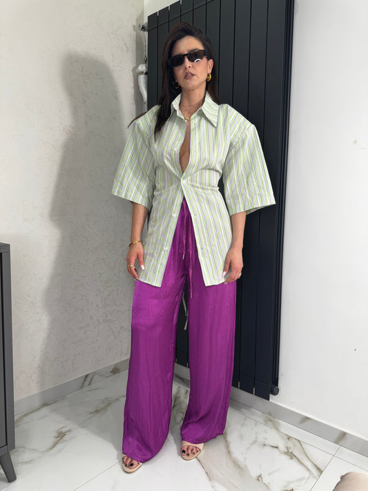 Pantaloni saten