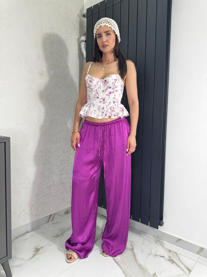 Pantaloni saten