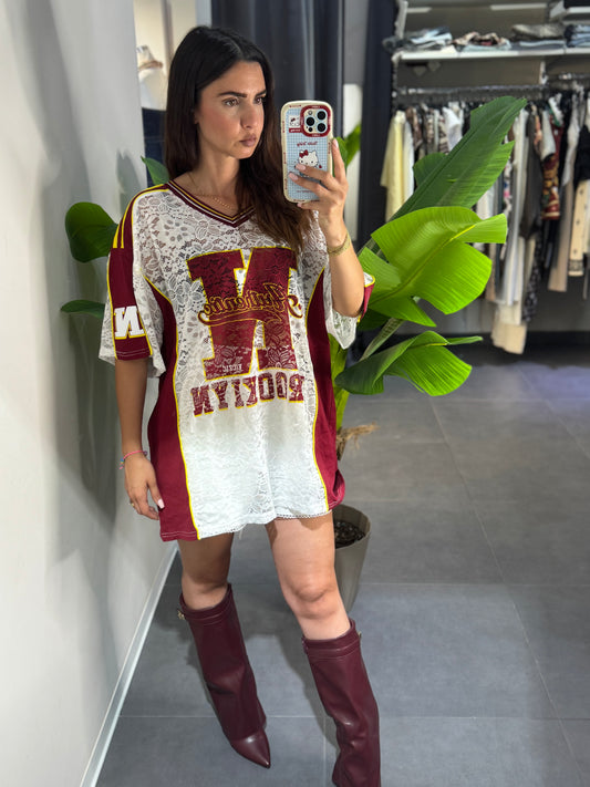 Maglia basket bordeaux