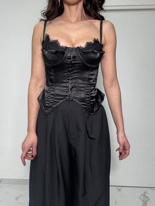 Bustier Dafne nero