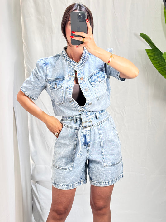 Salopette in denim