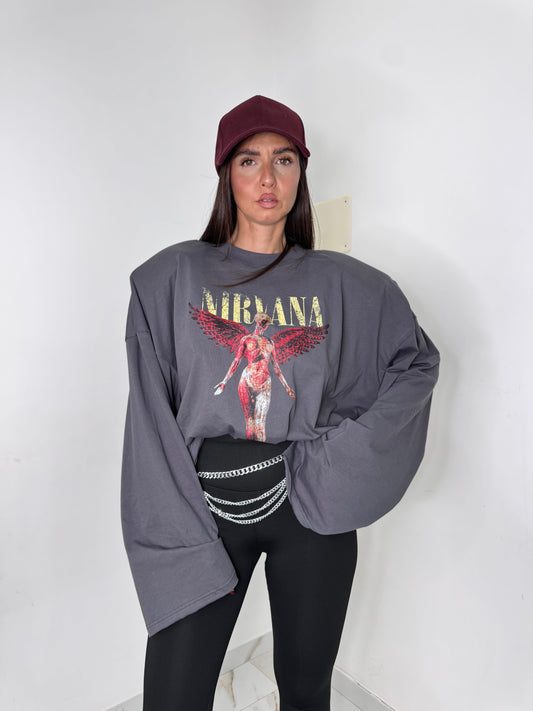 Shirt Barock nirvana gray