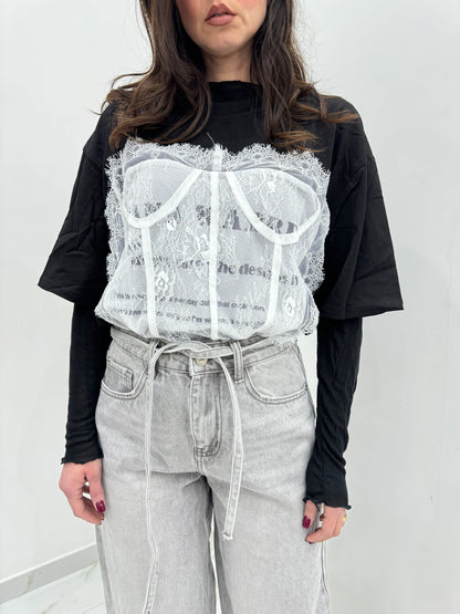 Shirt bustier