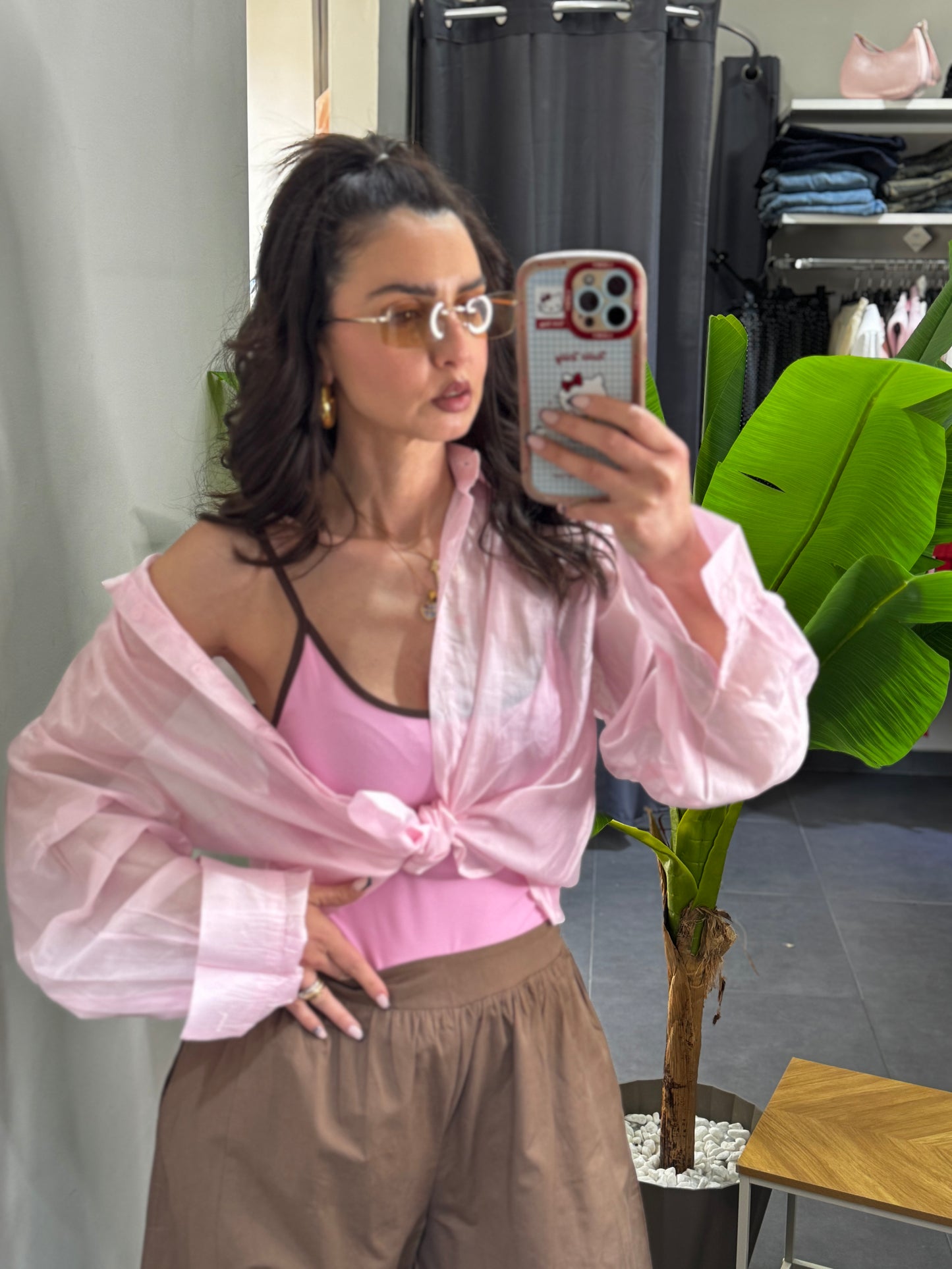 Camicia semivelata