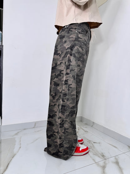Jeans mimetic shine