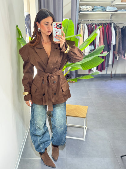 Giacca  cappotto in Renna