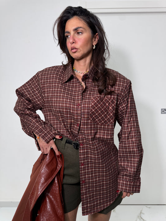 Camicia flanella quadri Red
