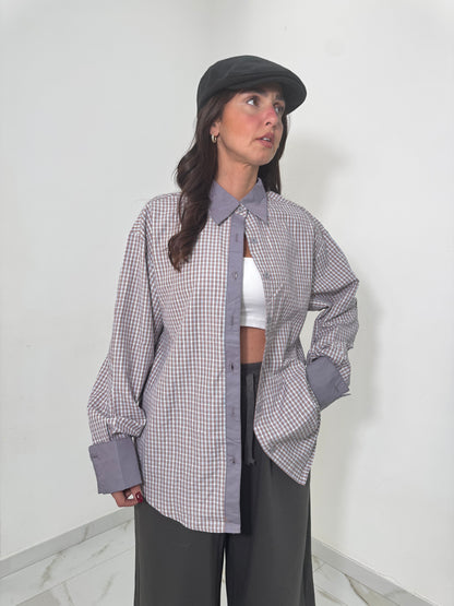 Camicia quadri gray