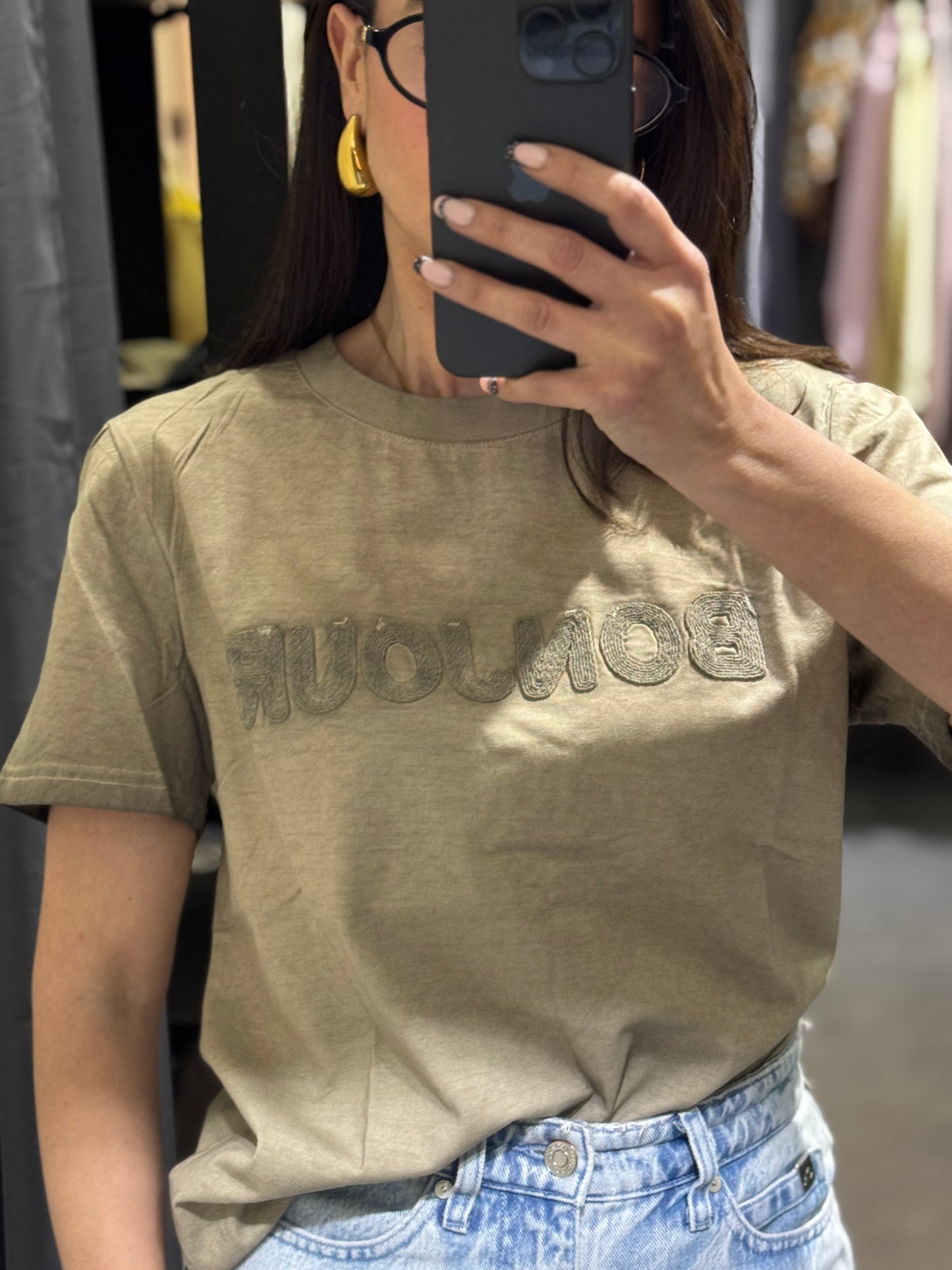 T shirt Bonjour