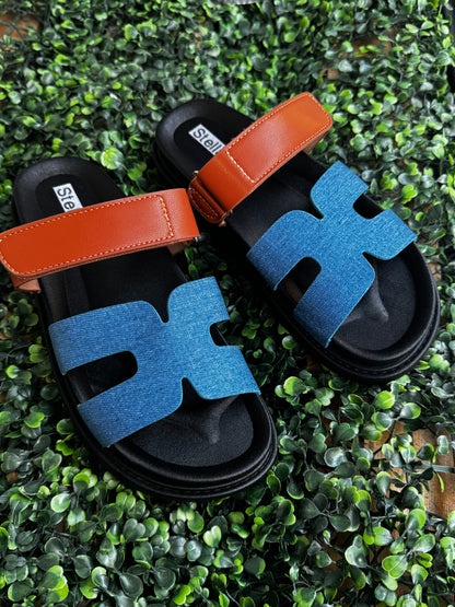 Sandalo hermoso denim