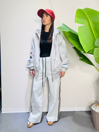 Bomber street grigio