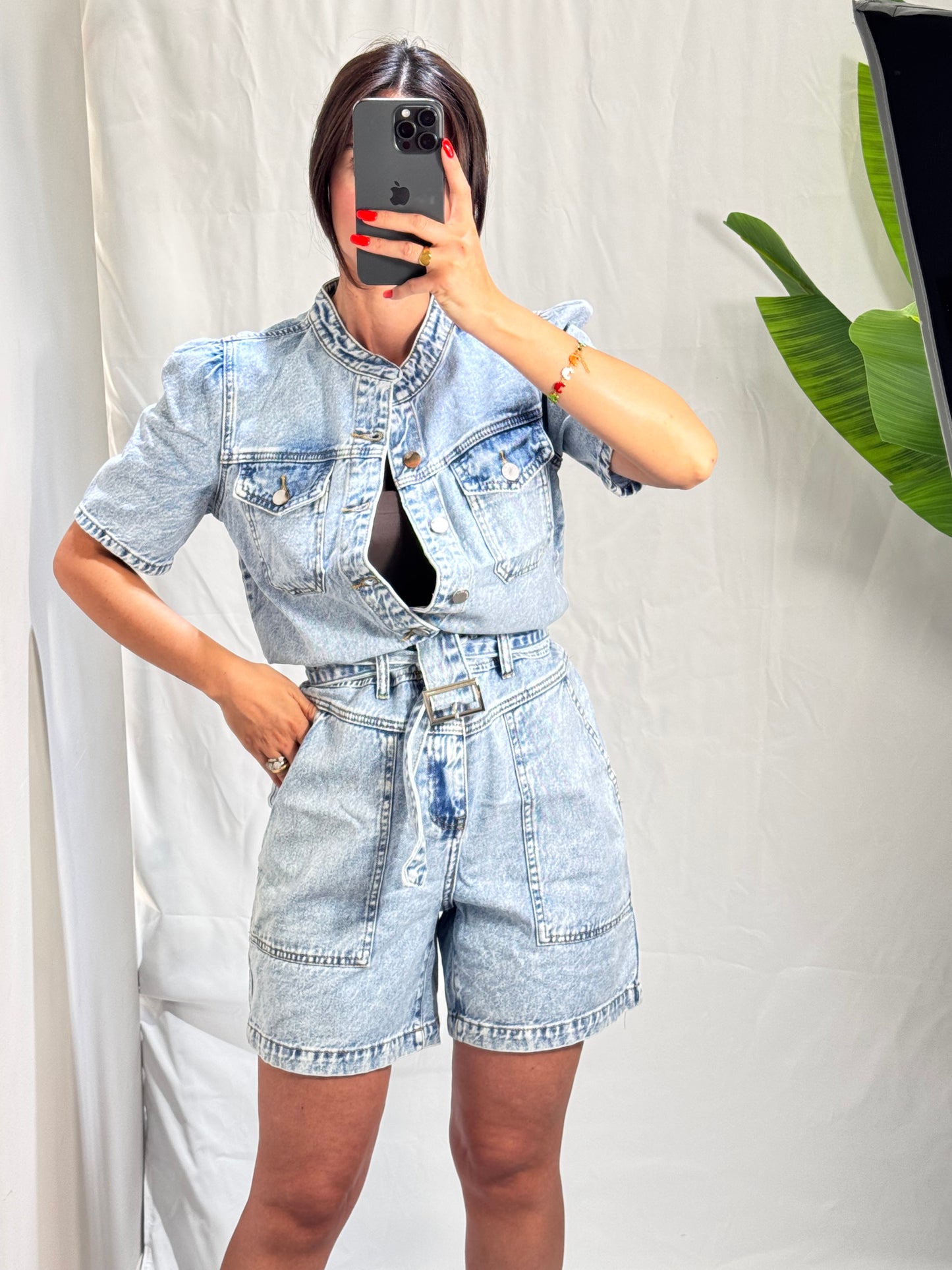 Salopette in denim