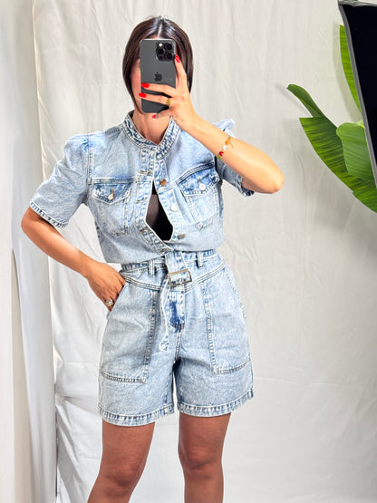 Salopette in denim