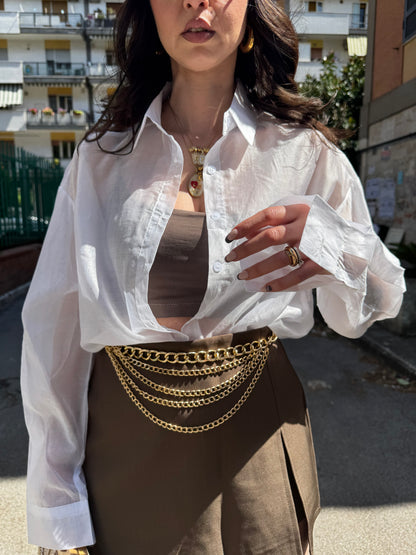 Camicia semivelata