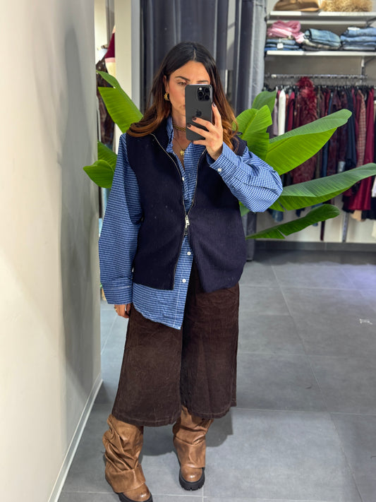 Gilet doppia zip