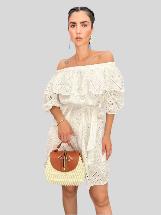 San Gallo Boat Neck Dress