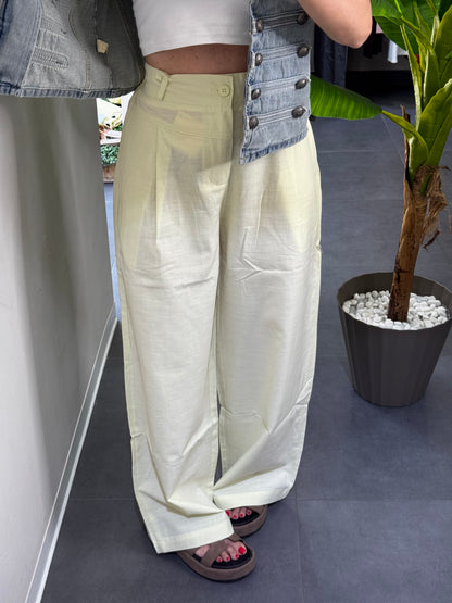 Pantalone fresh giallo