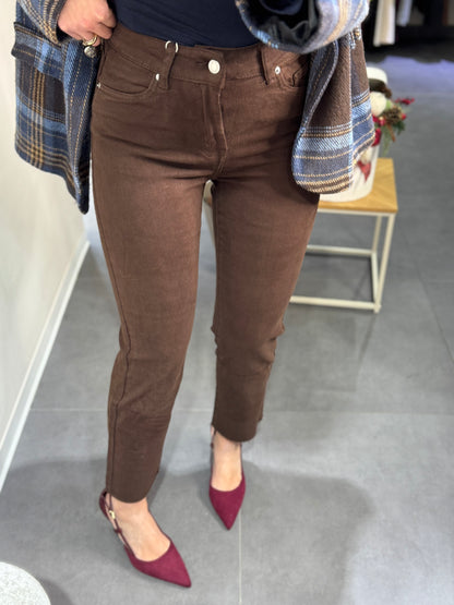 Jeans brown straight