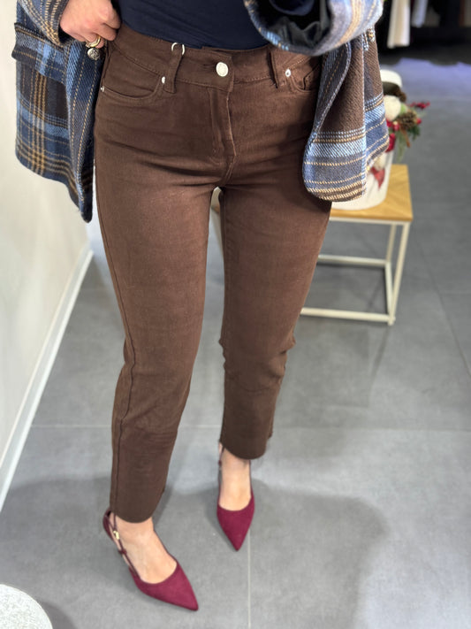 Jeans brown straight