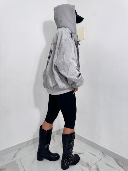 Giubbino street grigio