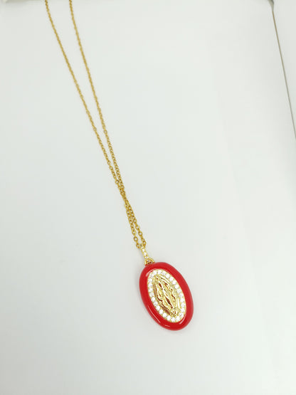 Collana Madonnina Smaltata