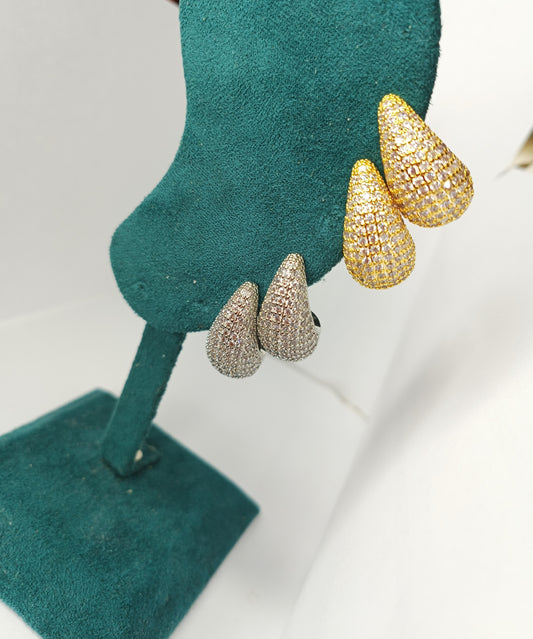 Orecchino Bottega Strass